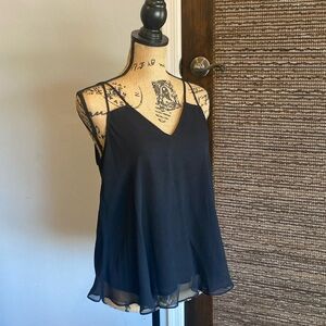 HD in Paris Black Silk Tank